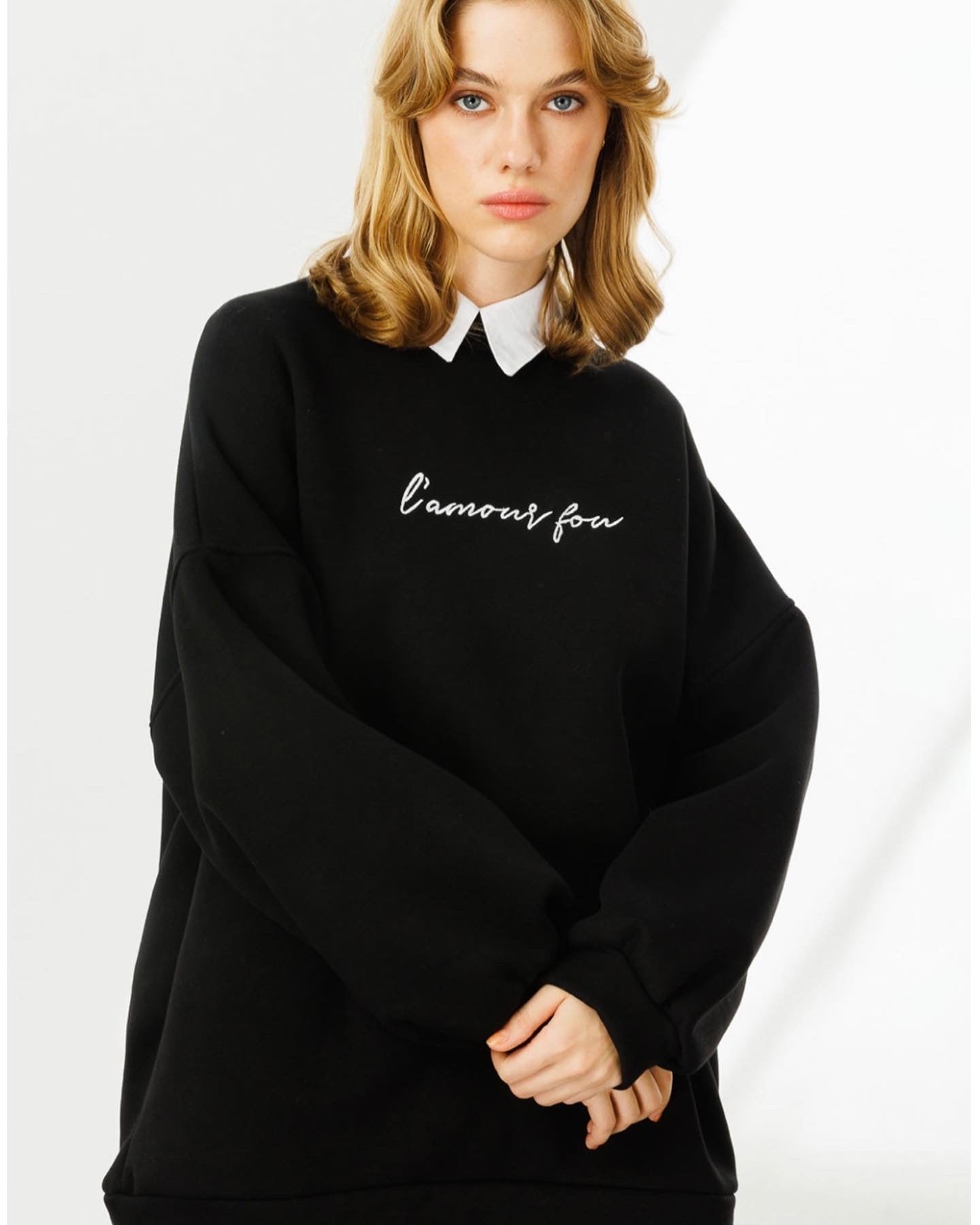 LAMOUS SWEATSHIRT MIT BESTICKUNG