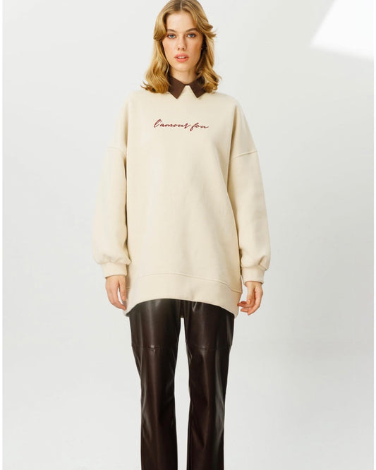 LAMOUS SWEATSHIRT MIT BESTICKUNG