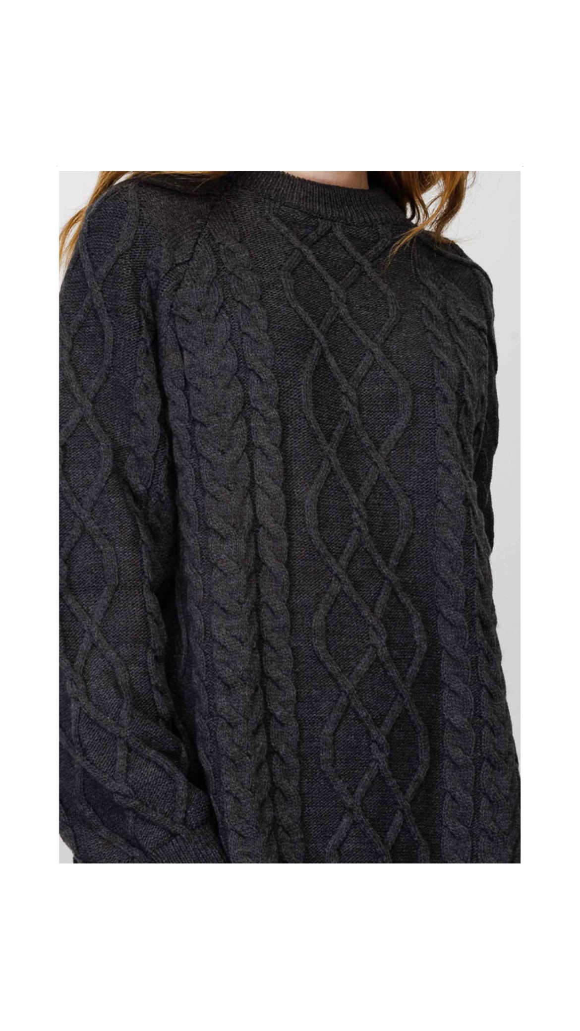 PULLOVER MIT HAARZOPF