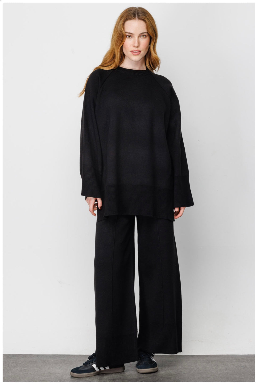 KUSCHELIGES OVERSIZE-STRICKSET