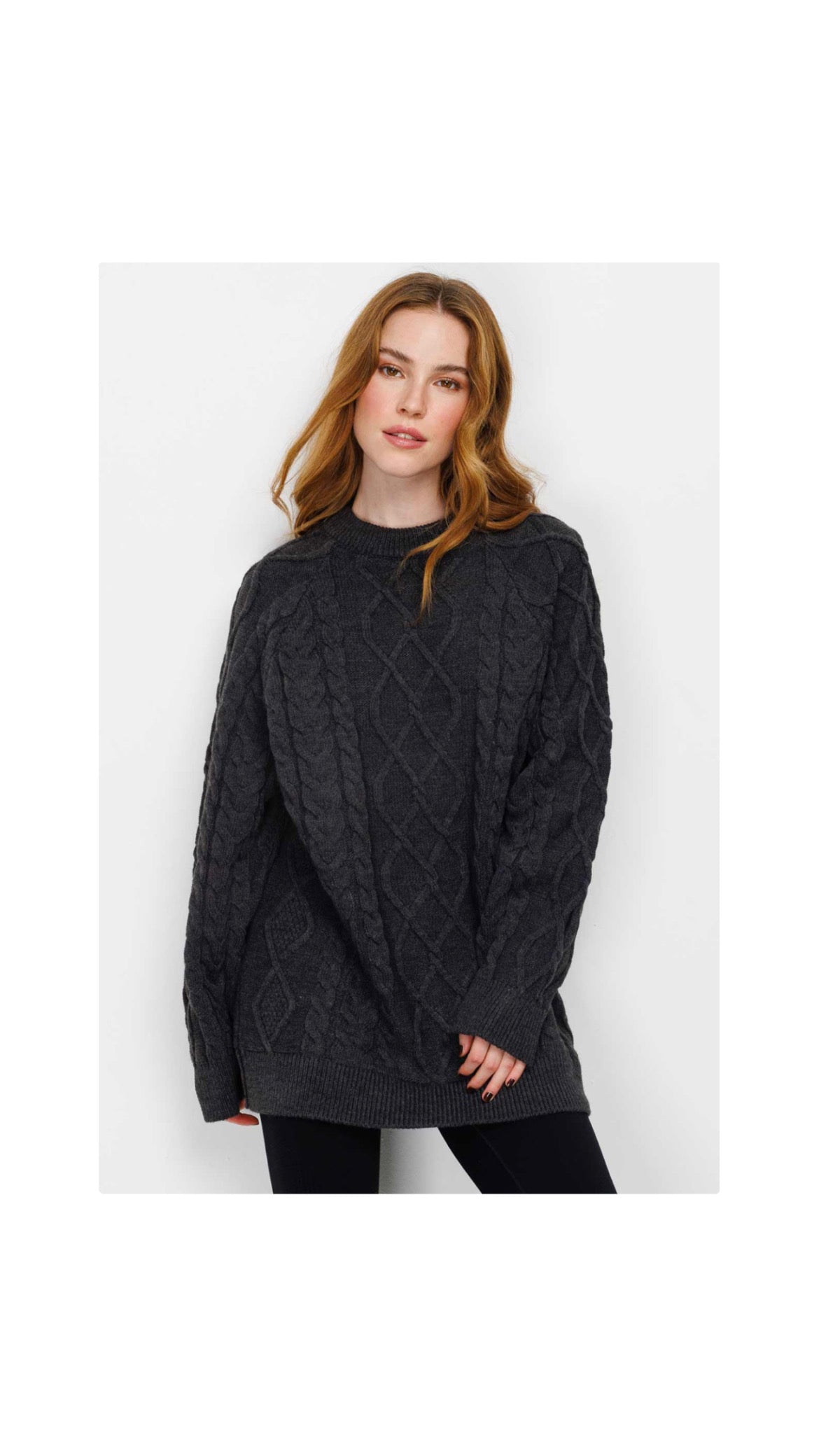 PULLOVER MIT HAARZOPF