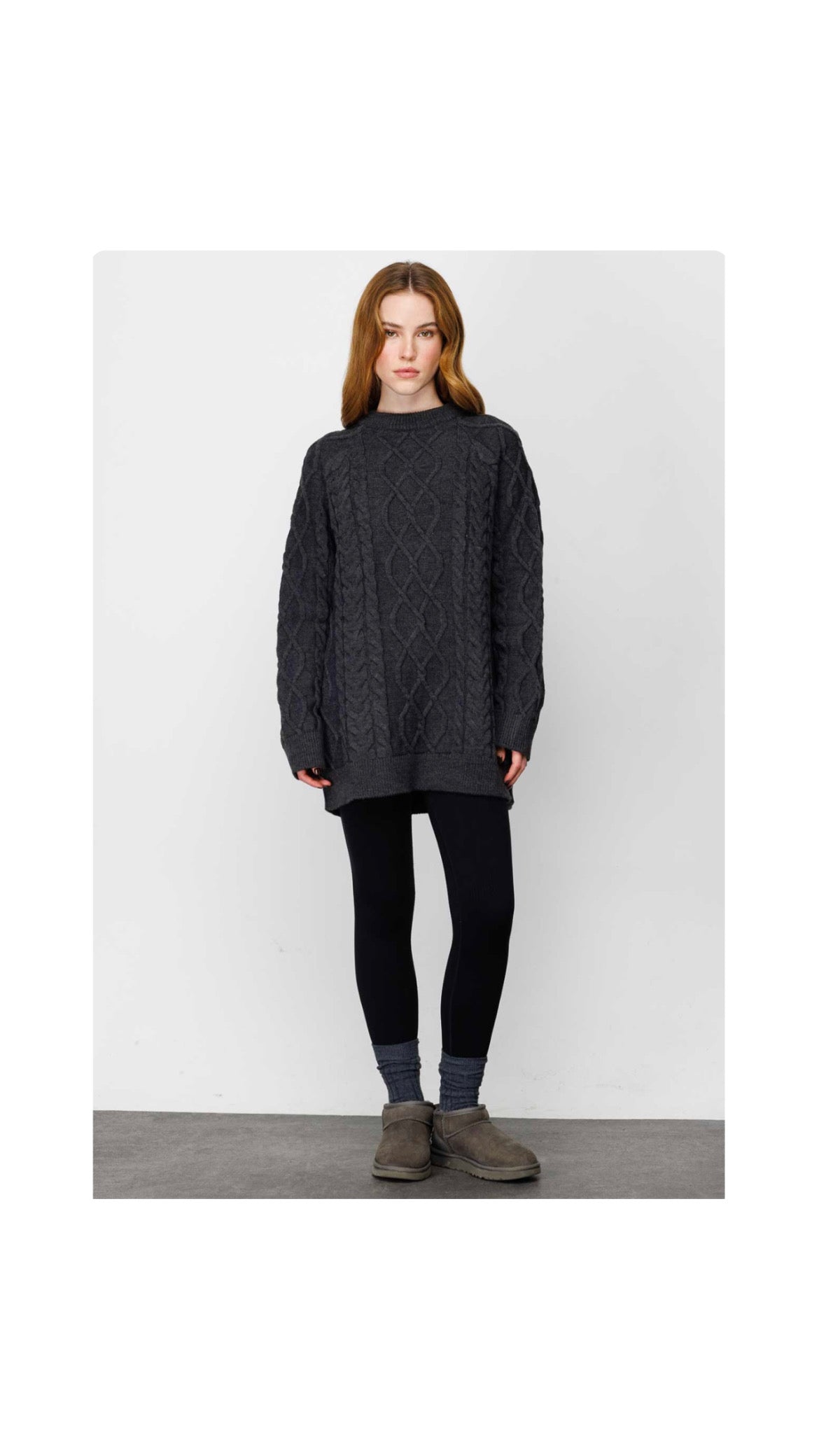 PULLOVER MIT HAARZOPF